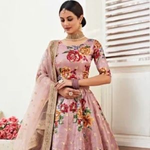 Women's Mauve Lehenga Choli